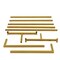 8 feet Gold Metal Square Backdrop Stand Wedding Arch Party Events Decorations